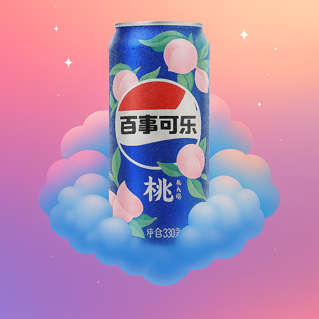 Pepsi White Peach Oolong (330ml)