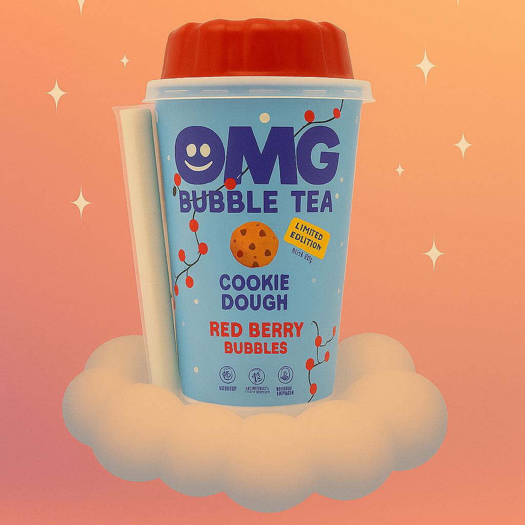 Bubble Tea Cookie Dough & Red Berry (265gr)