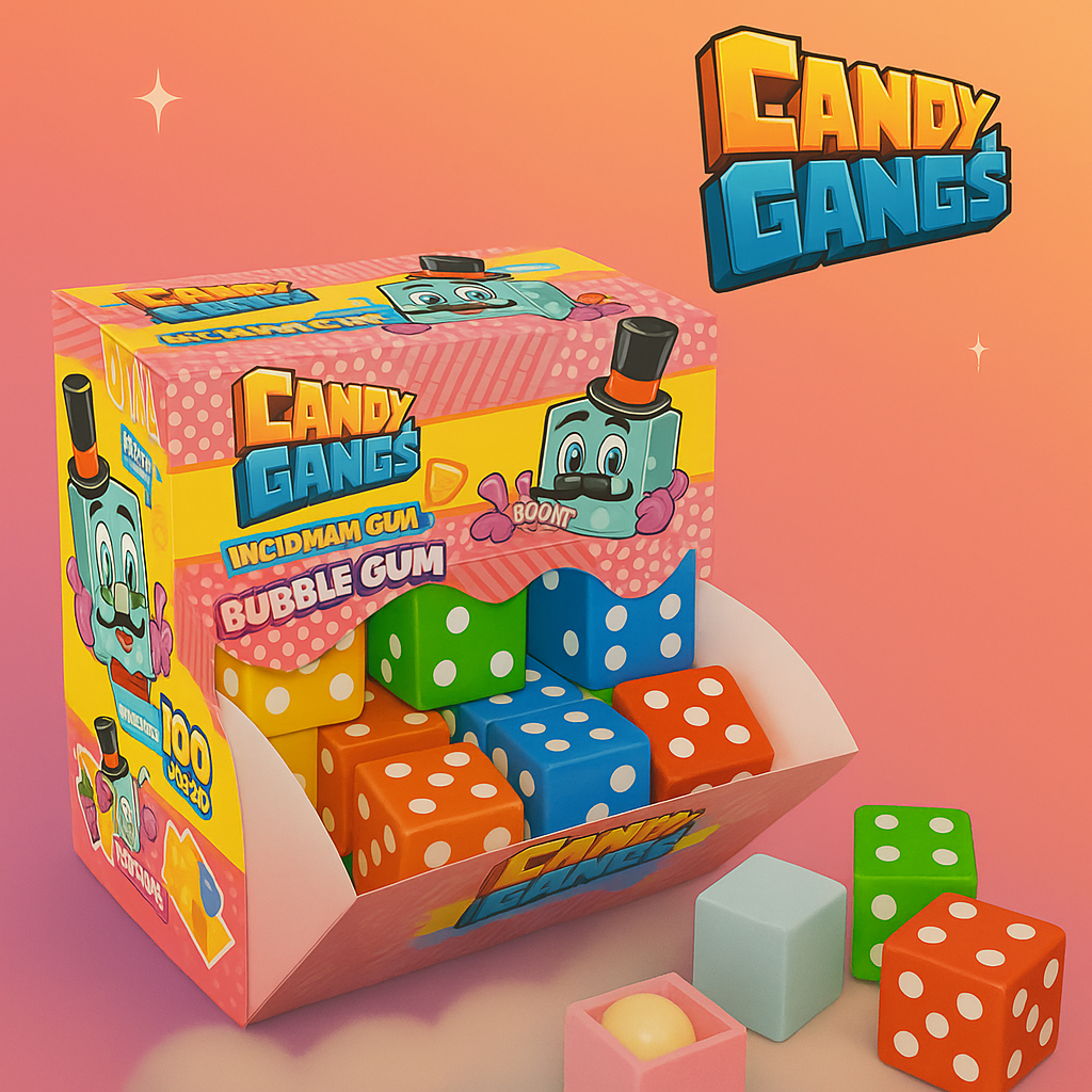 Candy Gangs Diceman Gum (x1)